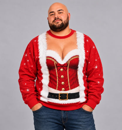 Cheeky Claus™ Funny Christmas Sweater