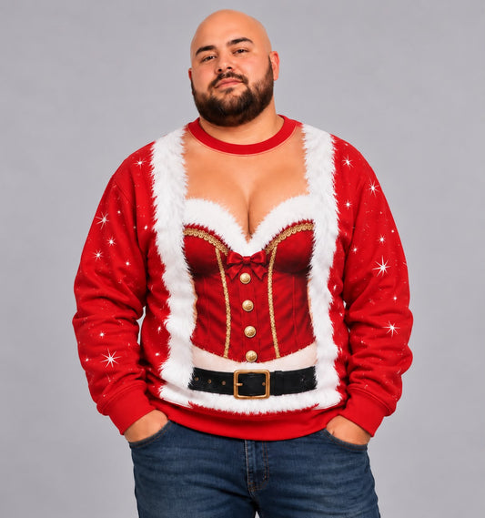 Cheeky Claus™ Funny Christmas Sweater