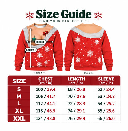 Cheeky Claus™ Funny Christmas Sweater