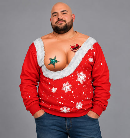Cheeky Claus™ Funny Christmas Sweater